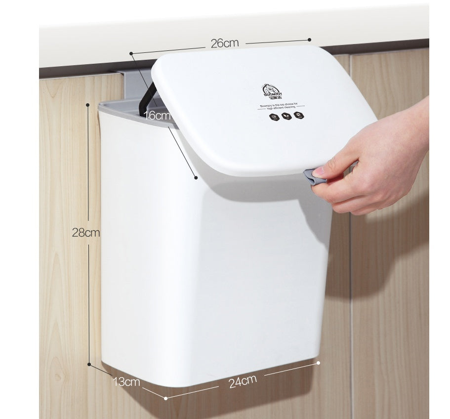 sliding cover hanging garbage can Inovashop