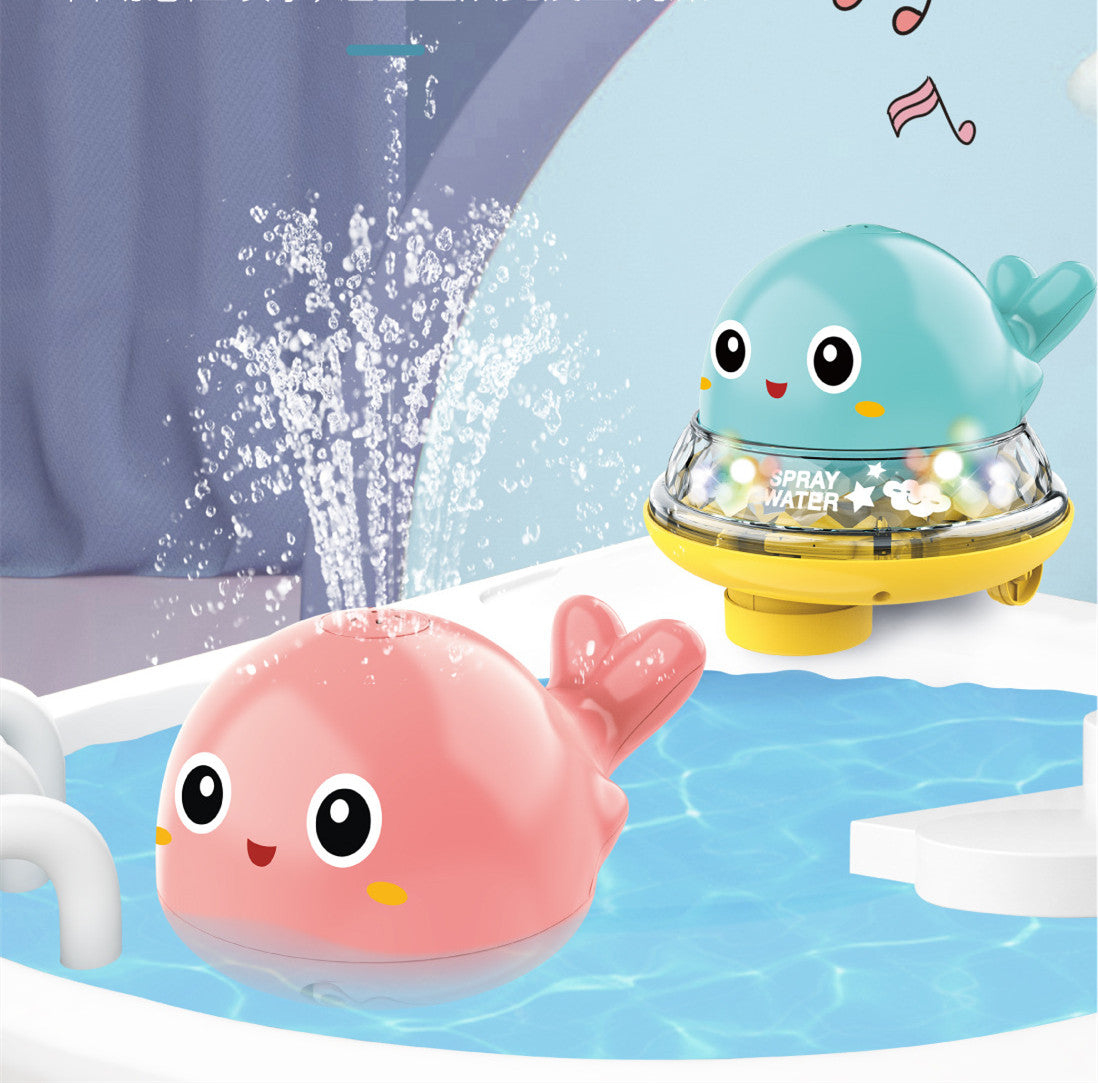 PlayingWith Water, Electric InductionWater Jet Ball, Lighting, Parent-Child Interaction, Dolphin Children's Bathroom Bathing And Bathing Toys Inovashop