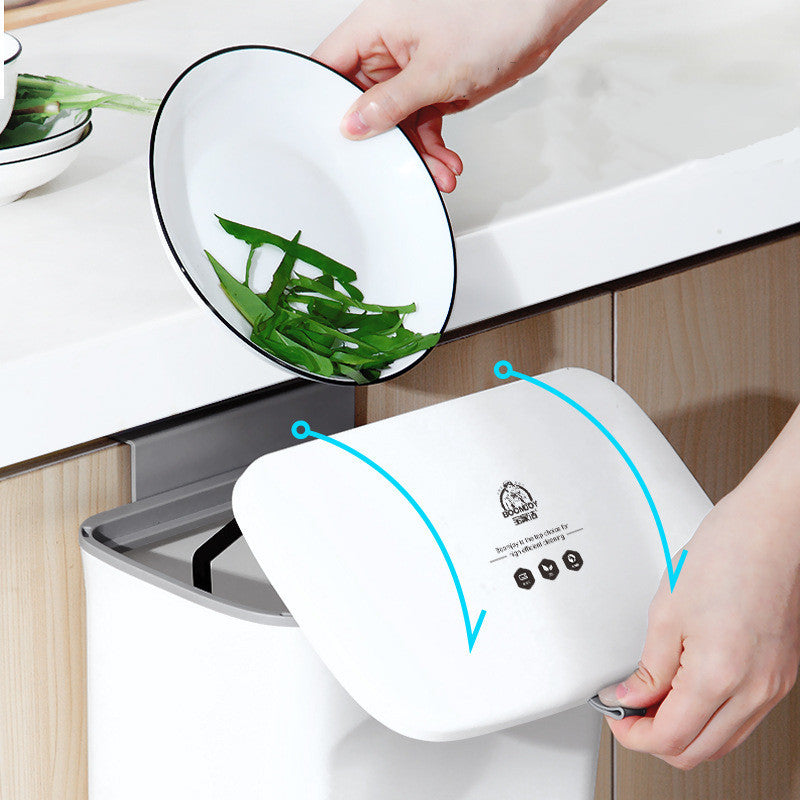 sliding cover hanging garbage can Inovashop