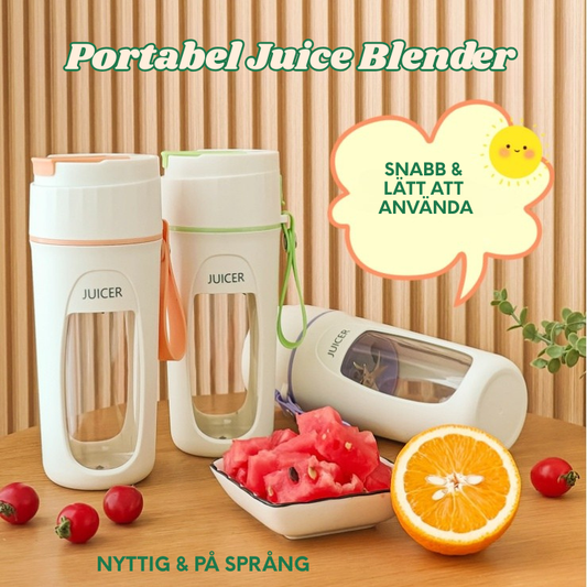 Portabel mixer – elektrisk USB-uppladdningsbar juicekopp för utomhusbruk, automatisk juicepress och kökstillbehör InovaShop