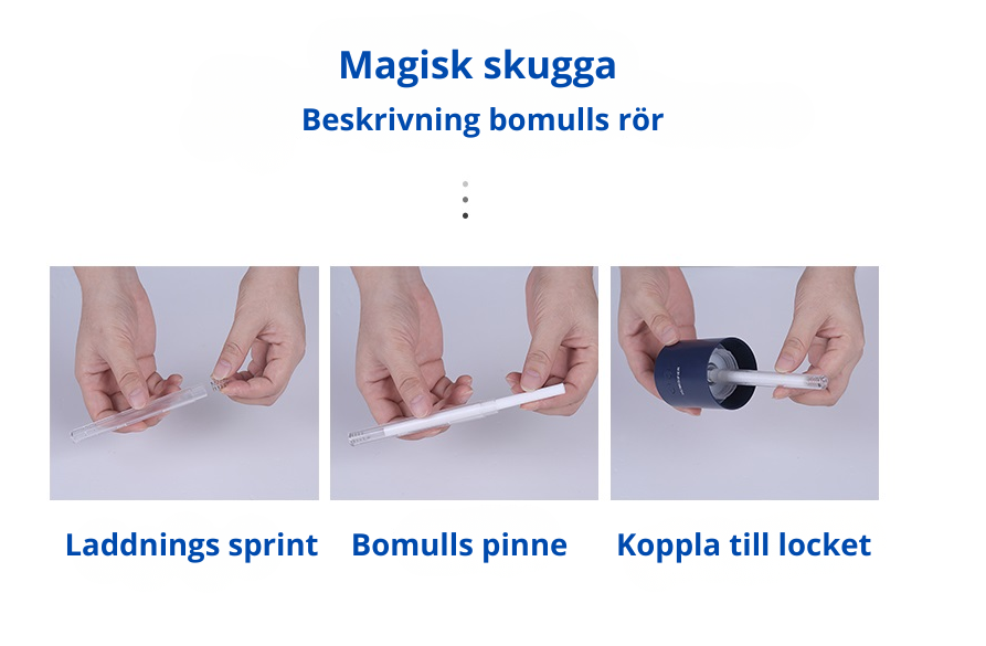 Luftrenare med Polymerdimteknik – Tyst & Portabel Luftfuktare Inovashop