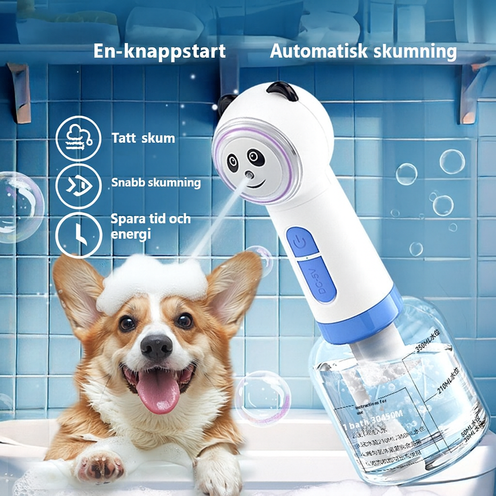 Söt panda bad skum blandare Inovashop